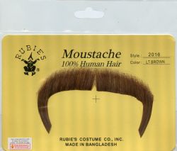 MOUSTACHES AND BEARDS -  ZAPATA MOUSTACHE - LIGHT BROWN