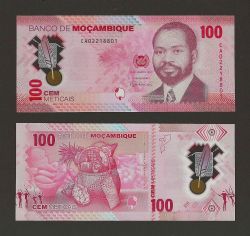 MOZAMBIQUE -  100 METICAIS 2024 (UNC) 157