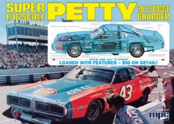 MPC PLASTIC MODEL -  1/16 - DODGE CHARGER 1973 