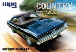 MPC PLASTIC MODEL -  1/25 - DODGE CHARGERR/T 1969 -  COUNTRY 878