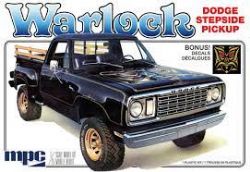 MPC PLASTIC MODEL -  1/25 - DODGE WARLOCK PICKUP 1977 -  RETRO DELUXE 983