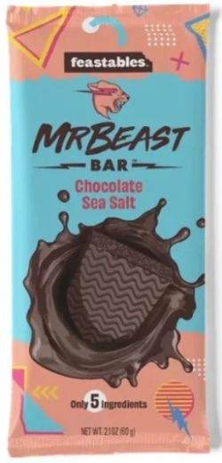 MR.BEAST -  SEA SALT CHOCOLATE - FAMILY SIZE -  FEASTABLES