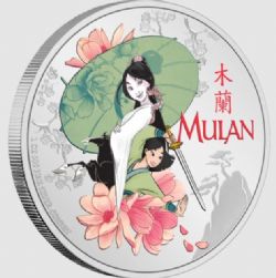 MULAN -  DISNEY PRINCESS: MULAN -  2021 NEW ZEALAND COINS
