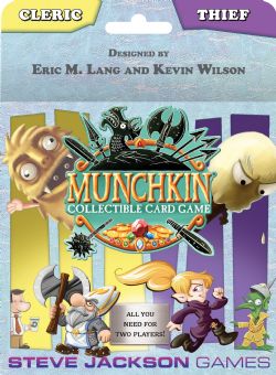 MUNCHKIN COLLECTIBLE CARD GAME -  CLERIC & THIEF STARTER PACK (ENGLISH)