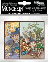 MUNCHKIN -  DOORS AND TREASURE CARD SLEEVES (50)