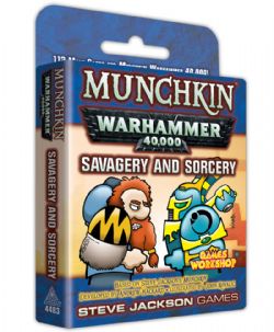 MUNCHKIN -  SAVAGERY AND SORCERY (ENGLISH) -  WARHAMMER 40,000