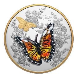 MURANO MONARCH BUTTERFLY -  2025 CANADIAN COINS