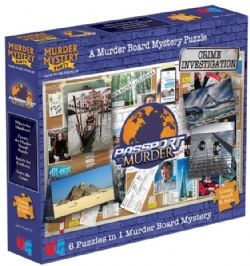 MURDER MYSTERY PARTY -  CASE FILE PUZZLE : PASSPORT TO MURDER (ENGLISH)