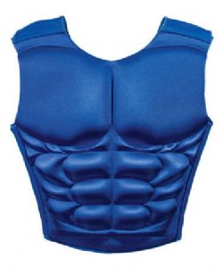 MUSCLE CHEST -  HERO MUSCLE CHEST - BLUE (CHILD - ONE SIZE)