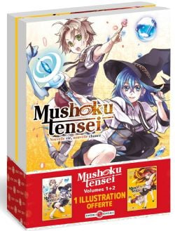 MUSHOKU TENSEI -  VOLUMES 01 AND 02 + 1 FREE ILLUSTRATION (FRENCH V.) -  NOUVELLE VIE, NOUVELLE CHANCE