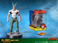MY HERO ACADEMIA -  ALL MIGHT FIGURE - CASUAL WEAR - ANIME VERSION -  FIRST4FIGURE