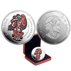 MYTHICAL REALMS OF THE HAIDA -  THE EAGLE -  2016 CANADIAN COINS 02