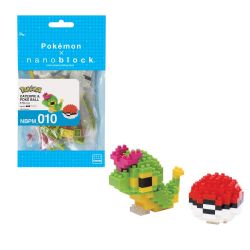 NANOBLOCK -  CATERPIE & POKEBALL (170 PIECES) -  POKEMON NBPM_010