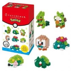 NANOBLOCK -  GRASS TYPE SET 1 -  POKEMON NBMC_21B