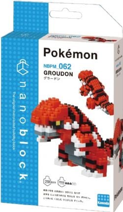 NANOBLOCK -  GROUDON -  POKEMON