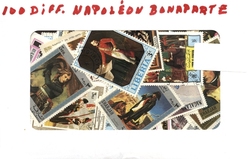 NAPOLEON -  100 ASSORTED STAMPS - NAPOLEON