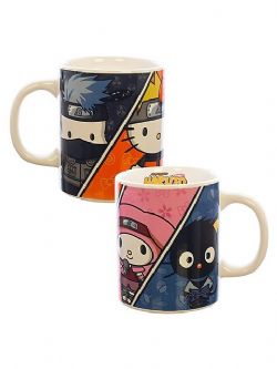 NARUTO -  CERAMIC MUG (16 OZ) -  NARUTO SHIPPUDEN X SANRIO