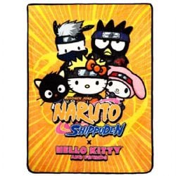 NARUTO -  DIGITAL PRINT THROW -  NARUTO SHIPPUDEN X SANRIO