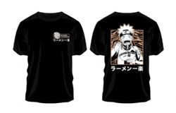 NARUTO -  ICHIRAKU RAMEN T-SHIRT - BLACK (SMALL)