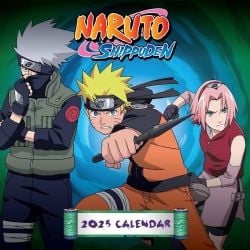 NARUTO -  OFFICIAL 2025 CALENDAR -  NARUTO SHIPPUDEN