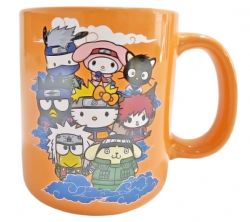 NARUTO -  ORANGE CERAMIC MUG (20 OZ) -  NARUTO SHIPPUDEN X SANRIO