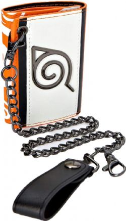 NARUTO -  ORANGE WALLET WITH CHAIN