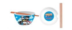 NARUTO -  RAMEN BOWL & CHOPSTICKS -  NARUTO SHIPPUDEN X SANRIO