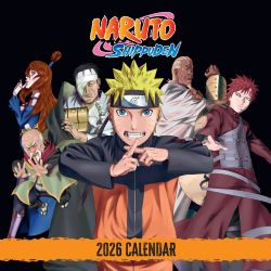 NARUTO SHIPPUDEN -  OFFICIAL 2026 CALENDAR -  NARUTO