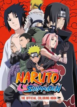 NARUTO -  THE OFFICIAL ANIME COLORING BOOK -  SHIPPUDEN