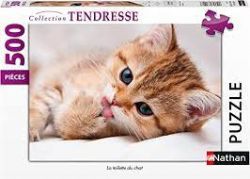 NATHAN -  CAT GROOMING (500 PIECES) -  COLLECTION TENDRESSE