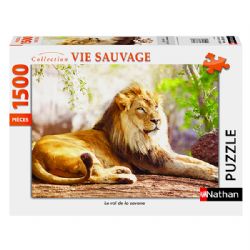 NATHAN -  THE KING OF THE SAVANNAH (1500 PIECES) -  COLLECTION VIE SAUVAGE