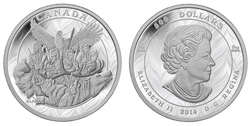 NATIONAL ABORIGINAL VETERANS MONUMENT -  2014 CANADIAN COINS