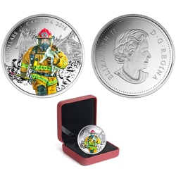 NATIONAL HEROES -  FIREFIGHTERS -  2016 CANADIAN COINS 01