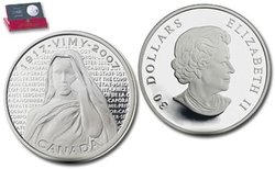 NATIONAL WAR MEMORIALS -  VIMY RIDGE -  2007 CANADIAN COINS 03