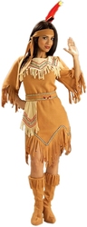 NATIVE AMERICAN -  NATIVE AMERICAN MAIDEN COSTUME (ADULT - ONE SIZE)