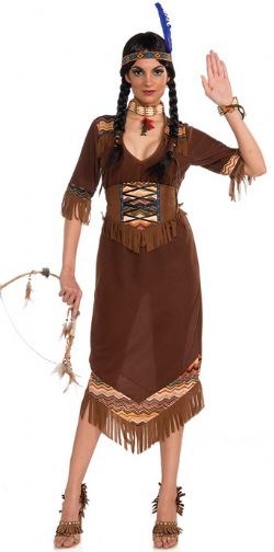 NATIVE AMERICAN -  PRINCESS LITTLE DEER COSTUME (ADULT)