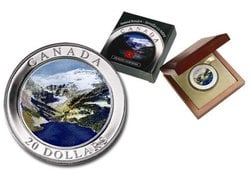 NATURAL WONDERS -  THE ROCKIES / THE ROCKY MOUNTAINS -  2003 CANADA COINS 02