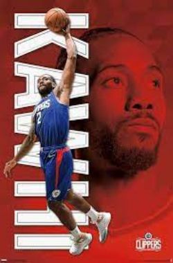 NBA LOS ANGELES CLIPPERS -  KAWHI LEONARD 19 POSTER (22
