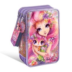 NEBULOUS STARS -  3-PANEL PENCIL CASE - PETULIA & PALOMA