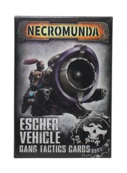 NECROMUNDA -  ESCHER VEHICLE GANG TACTICS CARDS (ENGLISH) -  NECROMUNDA