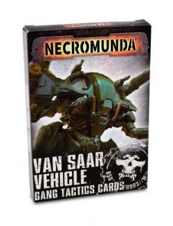 NECROMUNDA -  VAN SAAR VEHICLE GANG TACTICS CARDS (ENGLISH)
