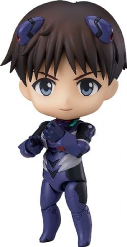 NEON GENESIS EVANGELION -  SHINJI IKARI: PLUGSUIT VERSION FIGURE - REBUILD OF EVANGELION -  NEDOROID 1445