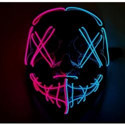 NEON LIGHT X EYES MASK - BLUE/PINK