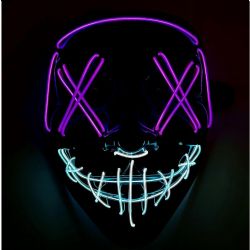 NEON LIGHT X EYES MASK - PINK/WHITE