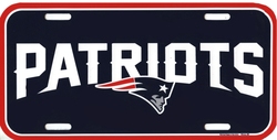 NEW ENGLAND PATRIOTS -  LICENCE PLATE