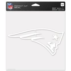 NEW ENGLAND PATRIOTS -  STATIC CLING - WHHITE