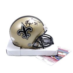 NEW ORLEANS SAINTS -  MINI HELMET REPLICA SIGNED BY RICKY WILLIAMS