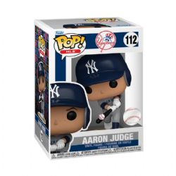 NEW YORK YANKEES -  POP! VINYL FIGURE OF AARON JUDGE - GREY UNIFORM (4 INCH) 112