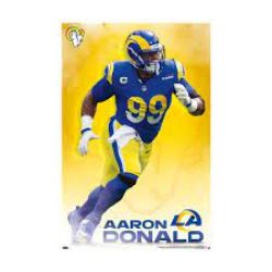 NFL LOS ANGELES RAMS -  AARON DONALD 21 POSTER (22