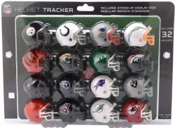 NFL -  MINI HELMET TRACKER SET - 32 TEAMS -  MINI HELMET